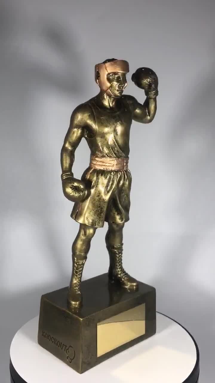 Männliche Kickboxen Trophäe Award 2 Grössen Kostenlose Gravur & p&p 