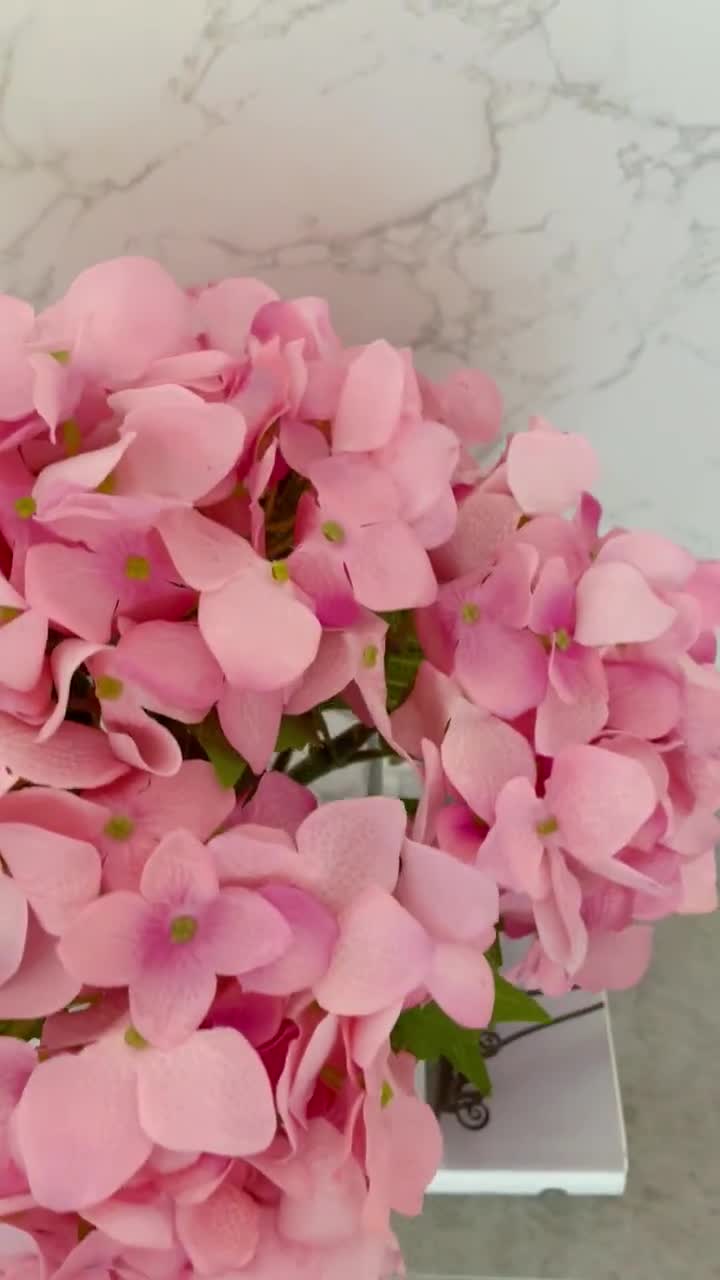 Artesia Designs Silk Flower Arrangement Pink Hydrangea