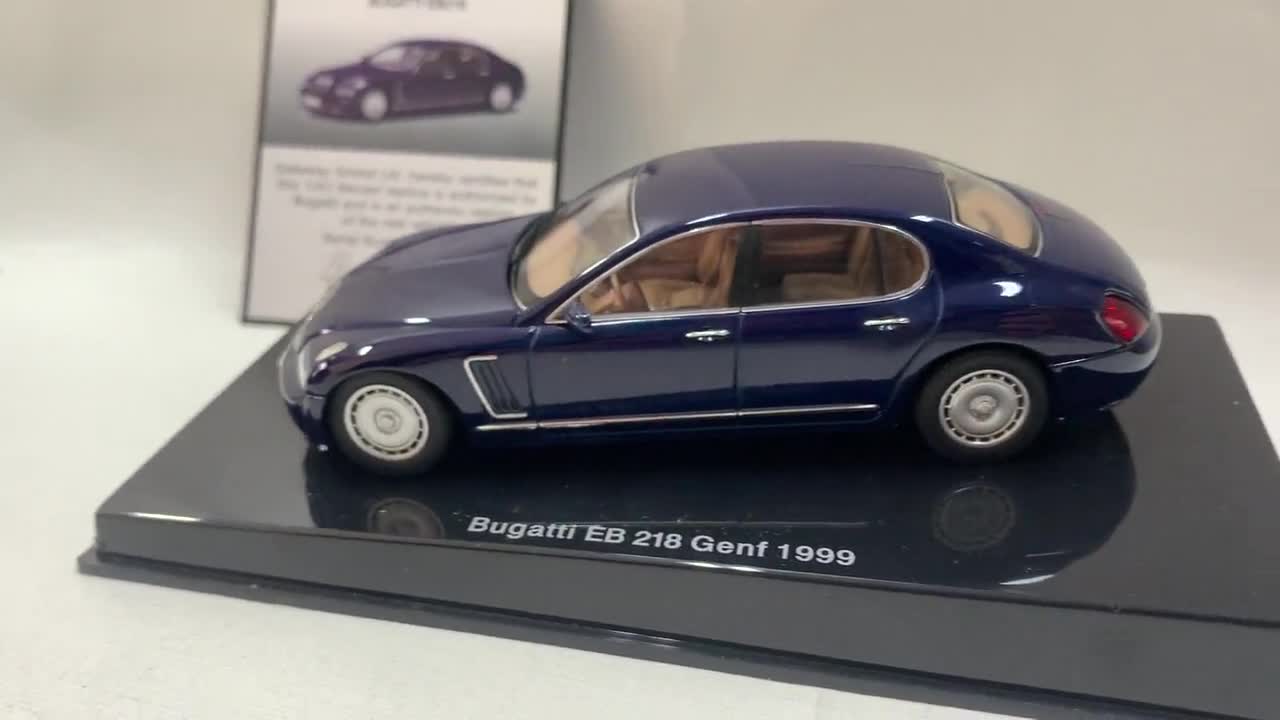 Bugatti EB 218 Genf 1999 Auto Art 50931 1/43 AUTOart RARE !! 