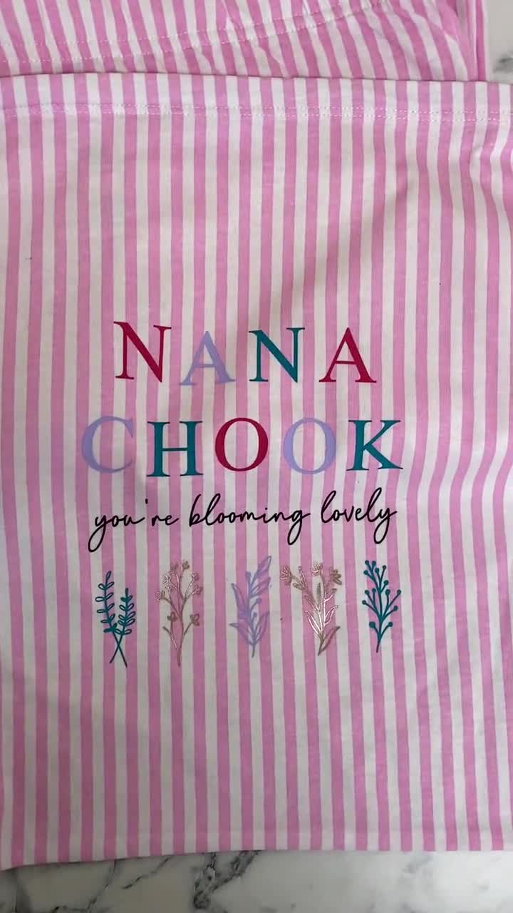 Moederdag geschenken Nan You're Blooming Amazing Pyjamas gepersonaliseerde pyjama's Kleding Gender-neutrale kleding volwassenen Pyjamas & Badjassen Pyjama geschenken voor mama geschenken voor Nan nanny geschenken pyjama's en badjassen 