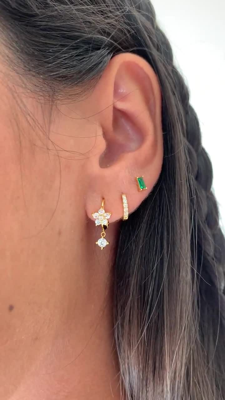 18 Paar gemischte Mini Ohrringe Ohrstecker Piercing überzogene Pin Frauen 