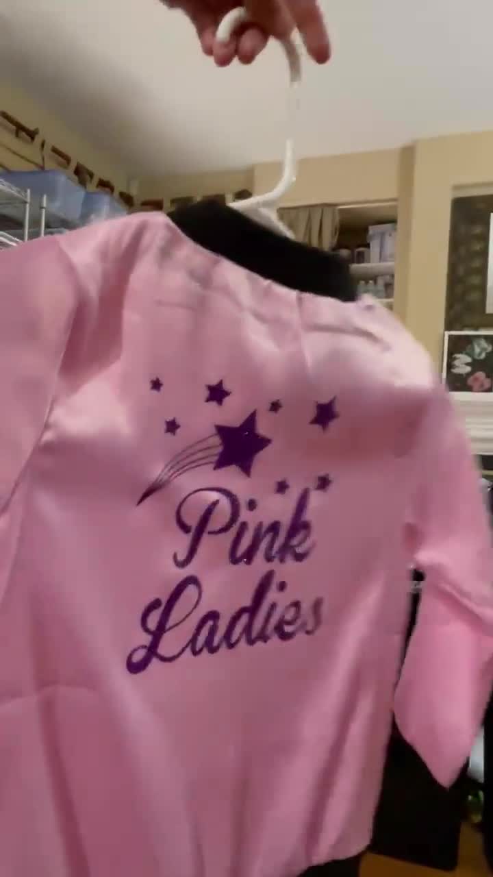 Roze dames geïnspireerd jas Kleding Unisex kinderkleding pakken roze kinderen kostuum roze bomber zanderige kostuum roze jas baby kostuum Halloween kostuum zanderige kostuum 
