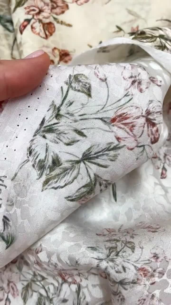 Supreme 18SS Floral Silk Jacquard Shirt