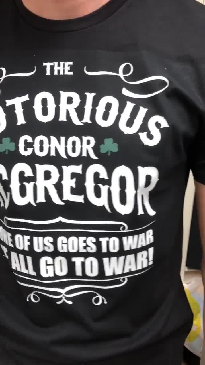 Conor Mcgregor T Shirt UFC Conor Face Writing Inspired DESIGN KIDS BOYS GIRLS 