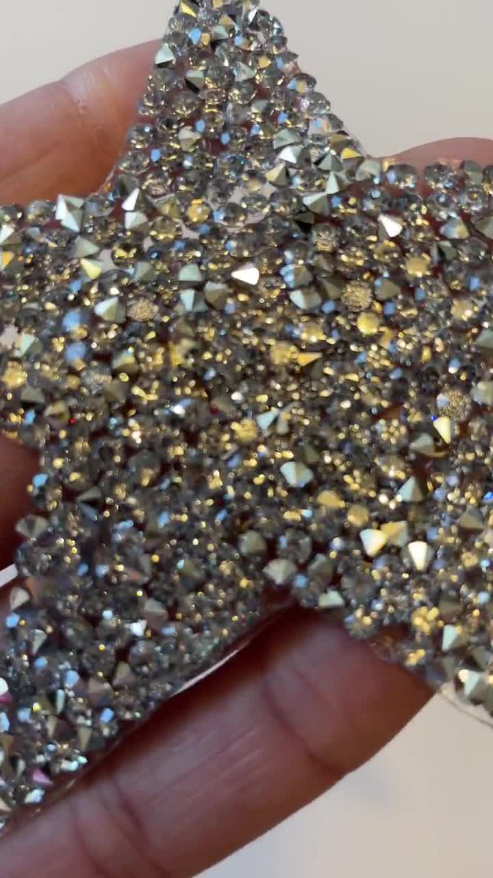 Silver Rhinestone Nipple Cover Crystal Diamond Star Pasties Bling Sticker