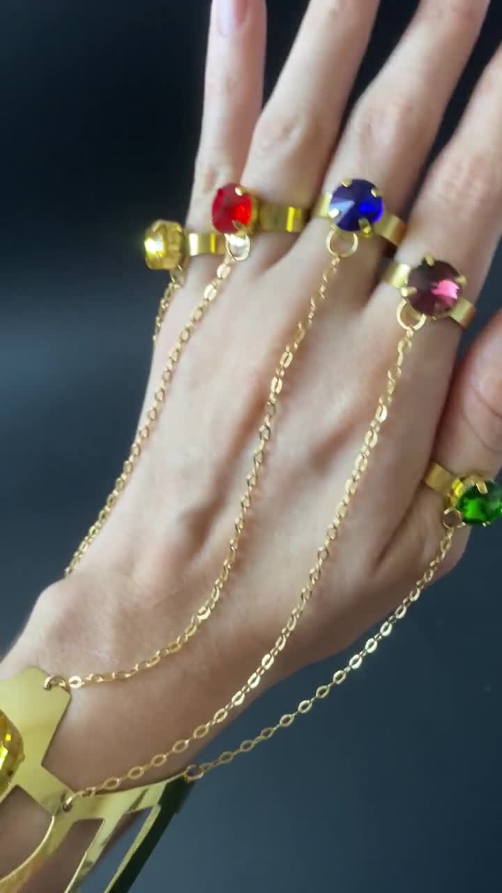 US Avengers Infinity War Thanos Hand Finger Bracelet Marvel Cosplay Jewelry 1 PC 