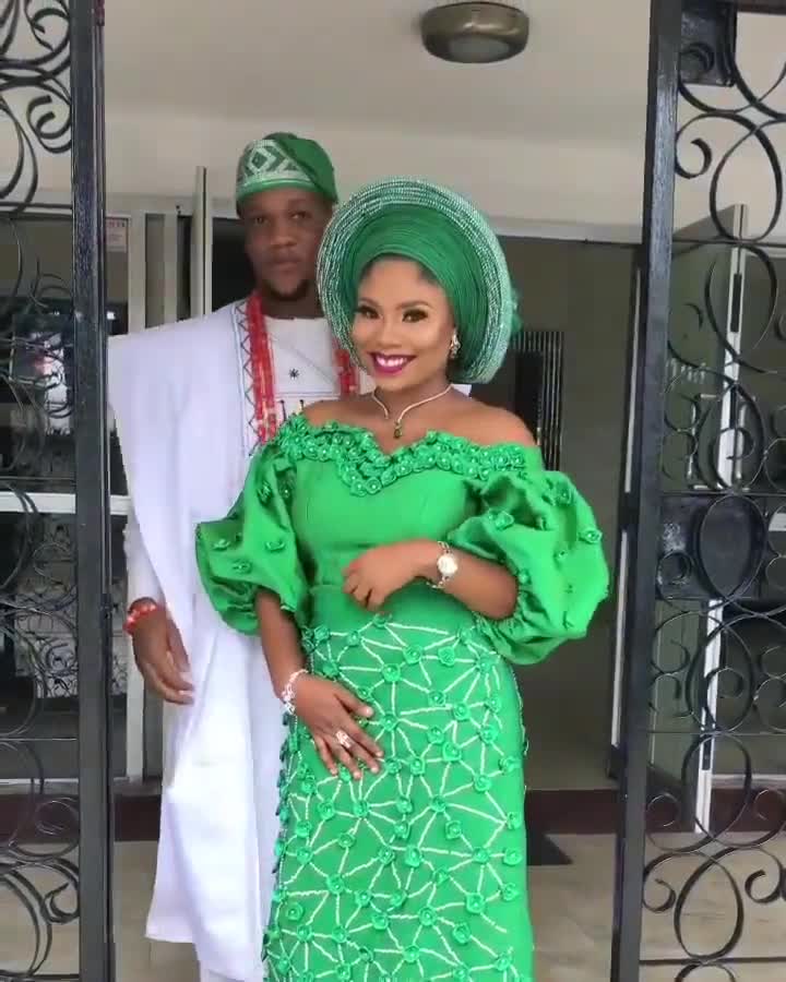 traditional attire green