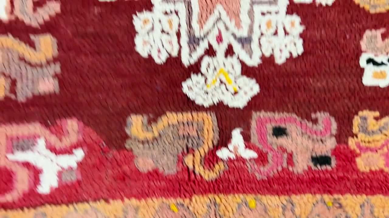 Meander ontsnapping uit de gevangenis middelen Kleine berber handgemaakte tapijt 3x6 Marokko Zacht tapijt - Etsy België