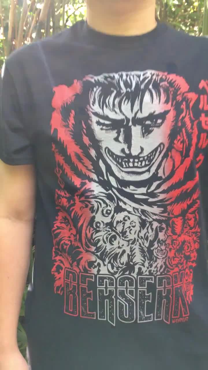 Guts Band Of The Hawk ベルセルク Hand Printed T Shirt Etsy Ireland