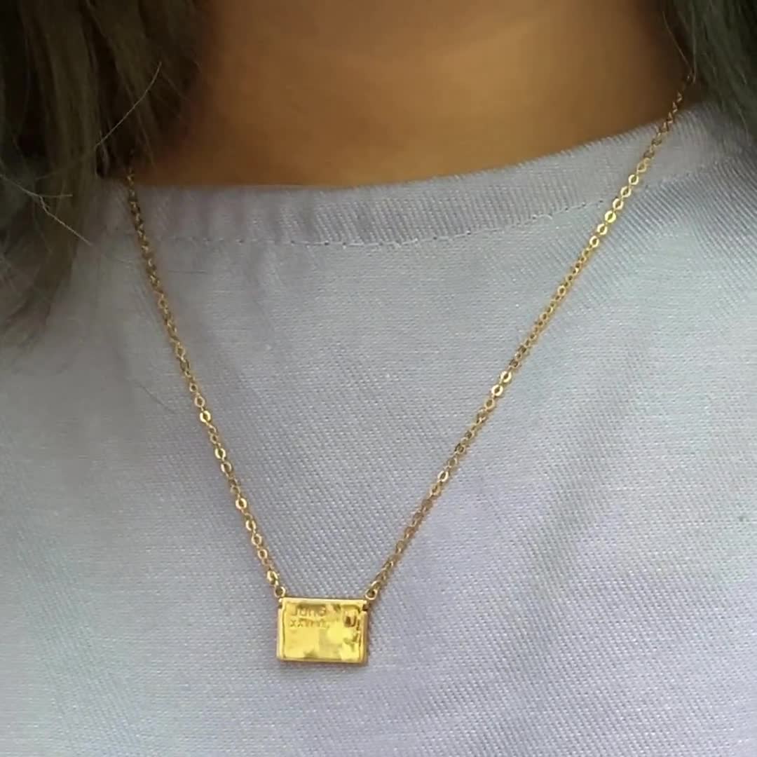 Engravable Petite Love Letter Necklace 