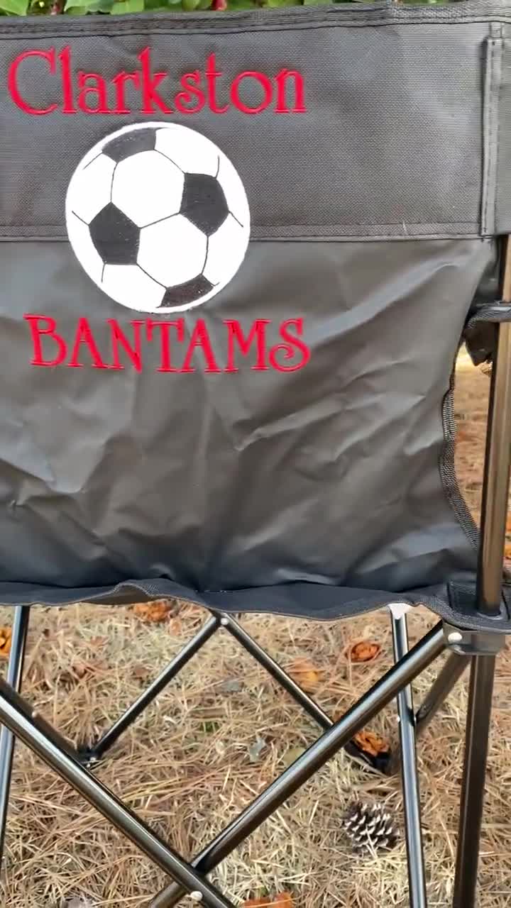 personalized soccer chairs