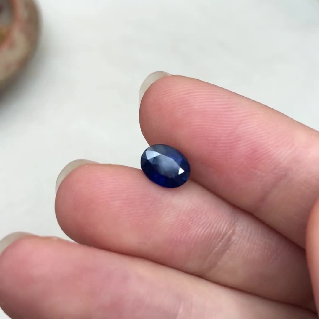 SA006D carree facettiert Blau VS 2,7x2,7mm 1x Saphir 