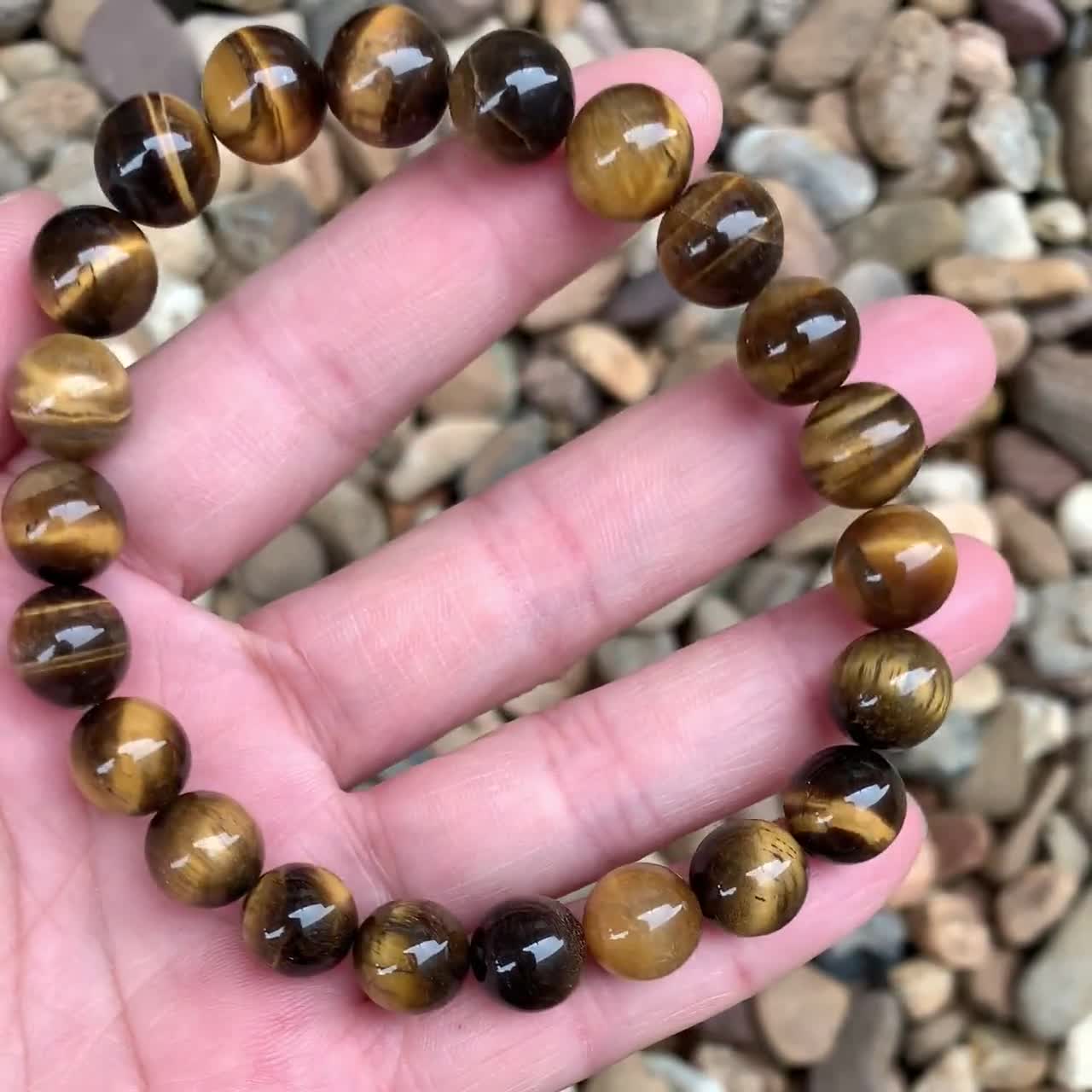 10mm tiger eye bracelet