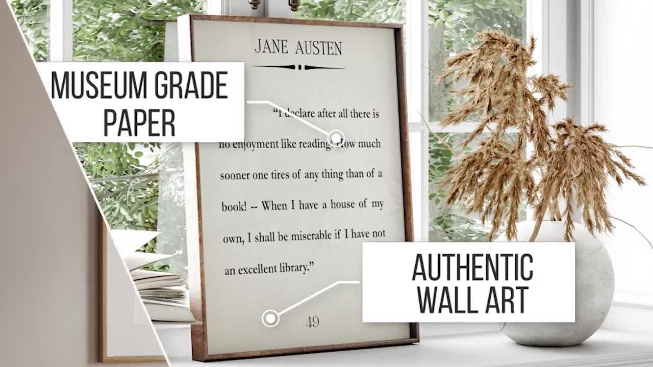 Jane Austen Citation Orgueil Et Prejuges Citation Jane Austen Etsy France