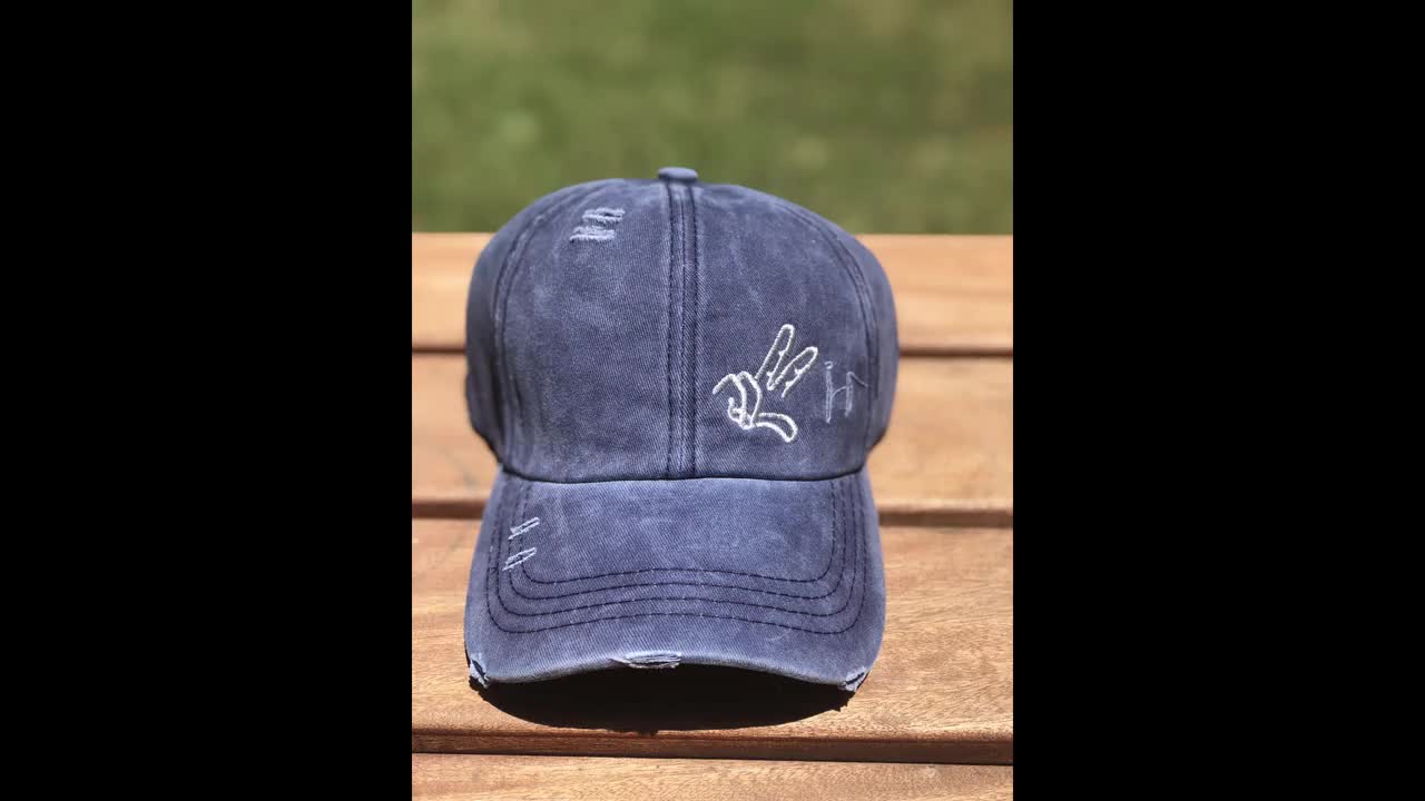 jeep wave ponytail hat