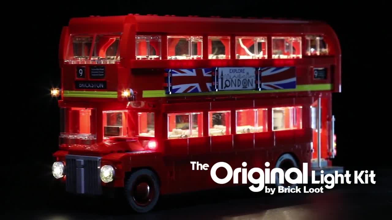 Mega LED Beleuchtungsset für Lego® 10258 London Bus Creator ledako light kit 
