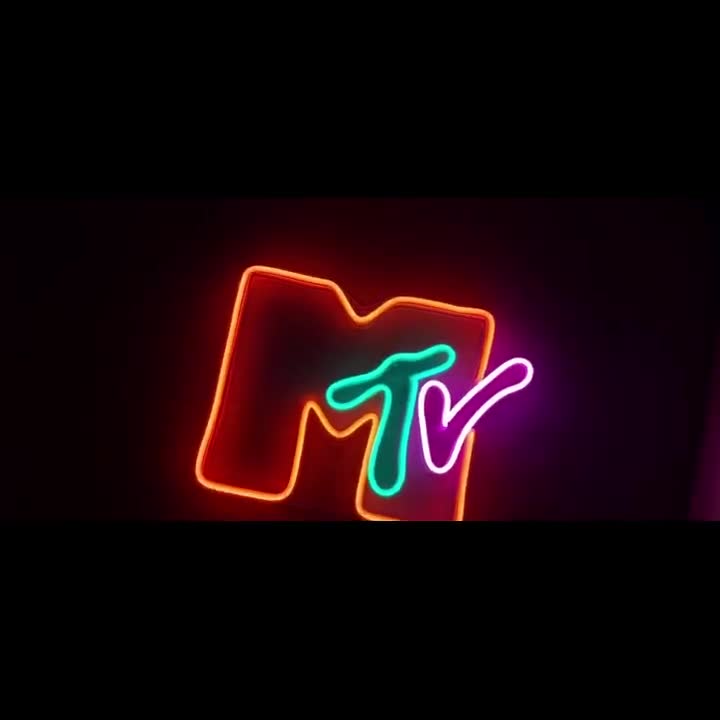 music neon lights MTV Led Neon Sign/ MTV Neon Sign Wall Decoration music neon sign MTV music Acrylic Neon Signs
