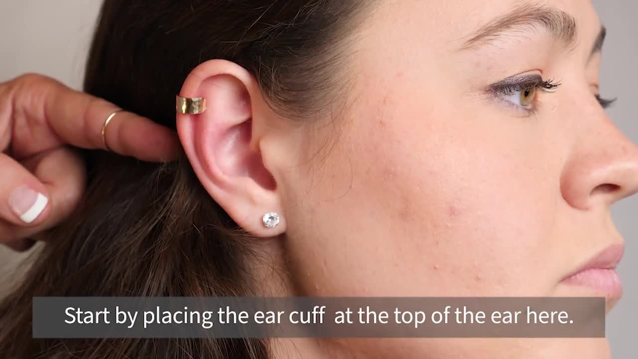 Earcuff Ear manchetten dubbele Ear Cuff kris-kras Ear Cuff Sieraden Oorbellen Manchet- & wrapoorbellen Criss Cross Ear Cuff Twisted Ear Cuff X Ear Cuff 