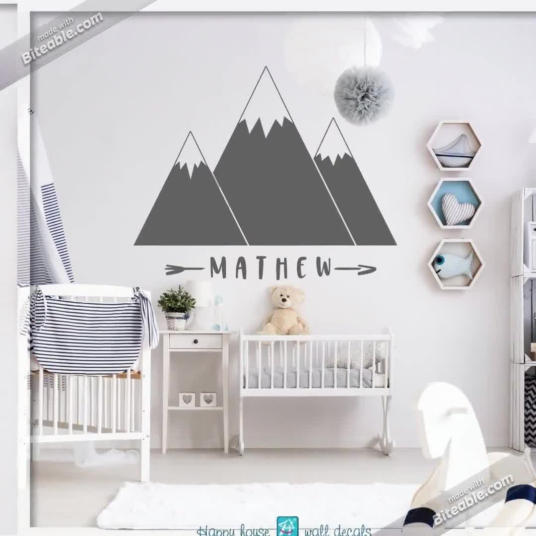 Mountain Nursery Wall Decal