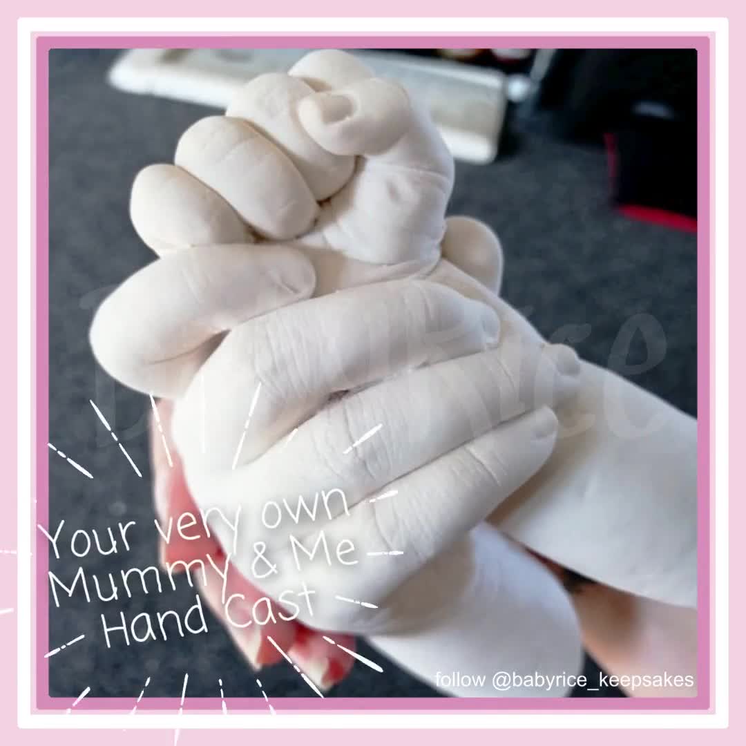 Perfect Mother’s Day Gift BabyRice Mummy & Me Hand Casting Kit