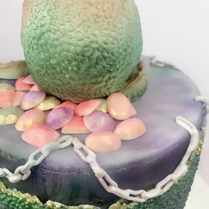 Silicone Fondant Cake Mould Cute Dinosaur Chocolate Pudding Baking DIY Tool kim 