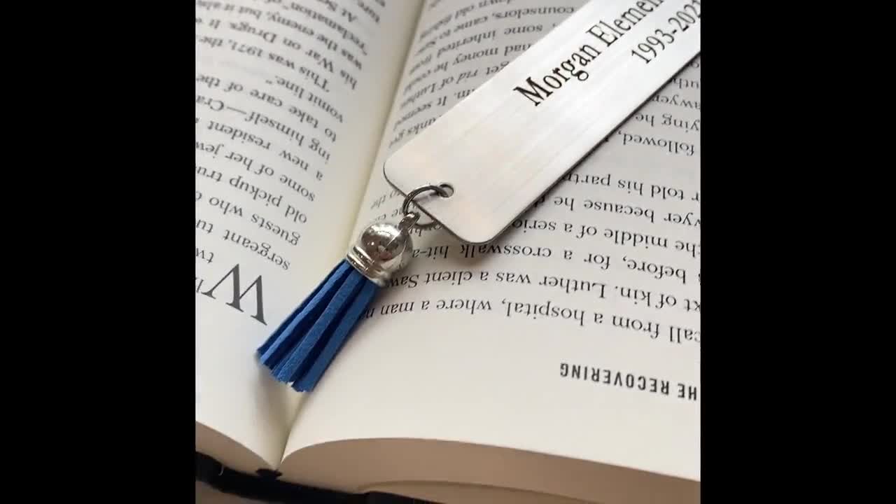 6er Metall Lesezeichen Bookmark Dekoration Buch mit Schleife 