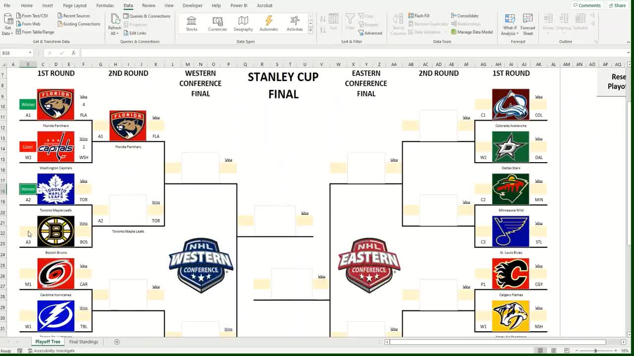 Printable NFL Playoff Bracket 2021-22 for NFC and AFC Heading Into