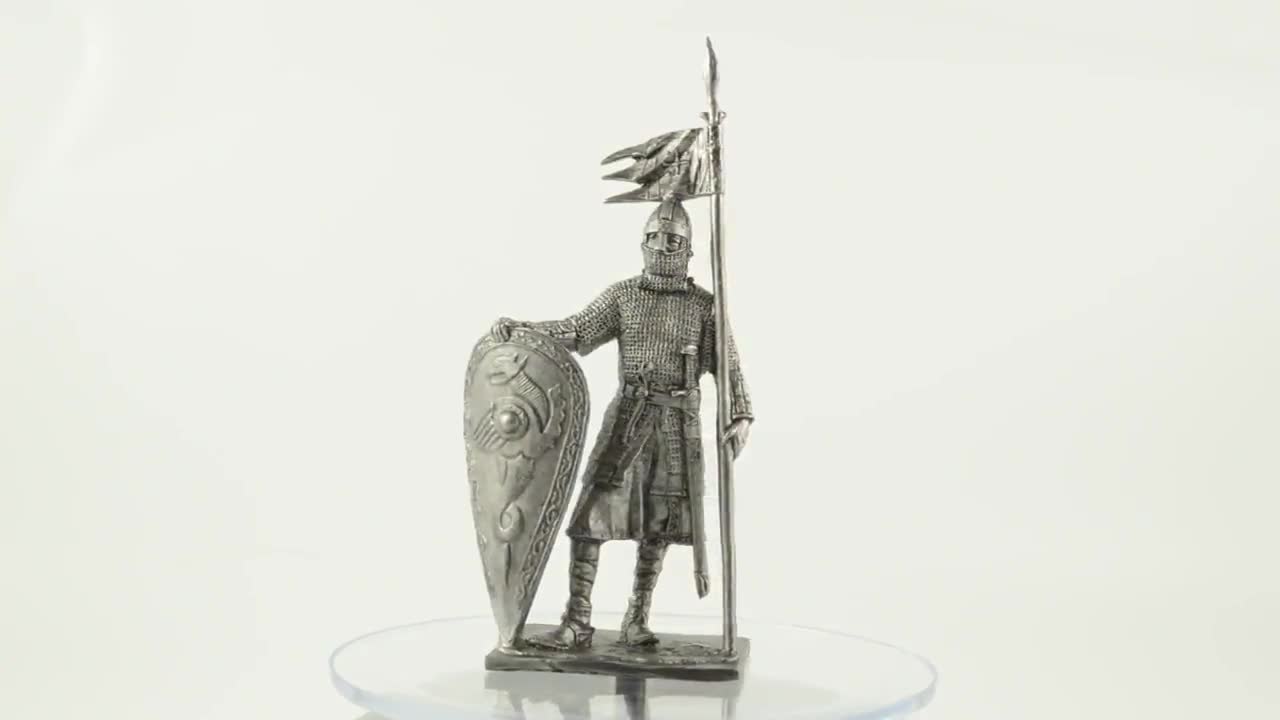2ND HALF OF THE 11TH CENTURY 54MM 1/32 SV45 TIN FIGURES NORMAN KNIGHT 
