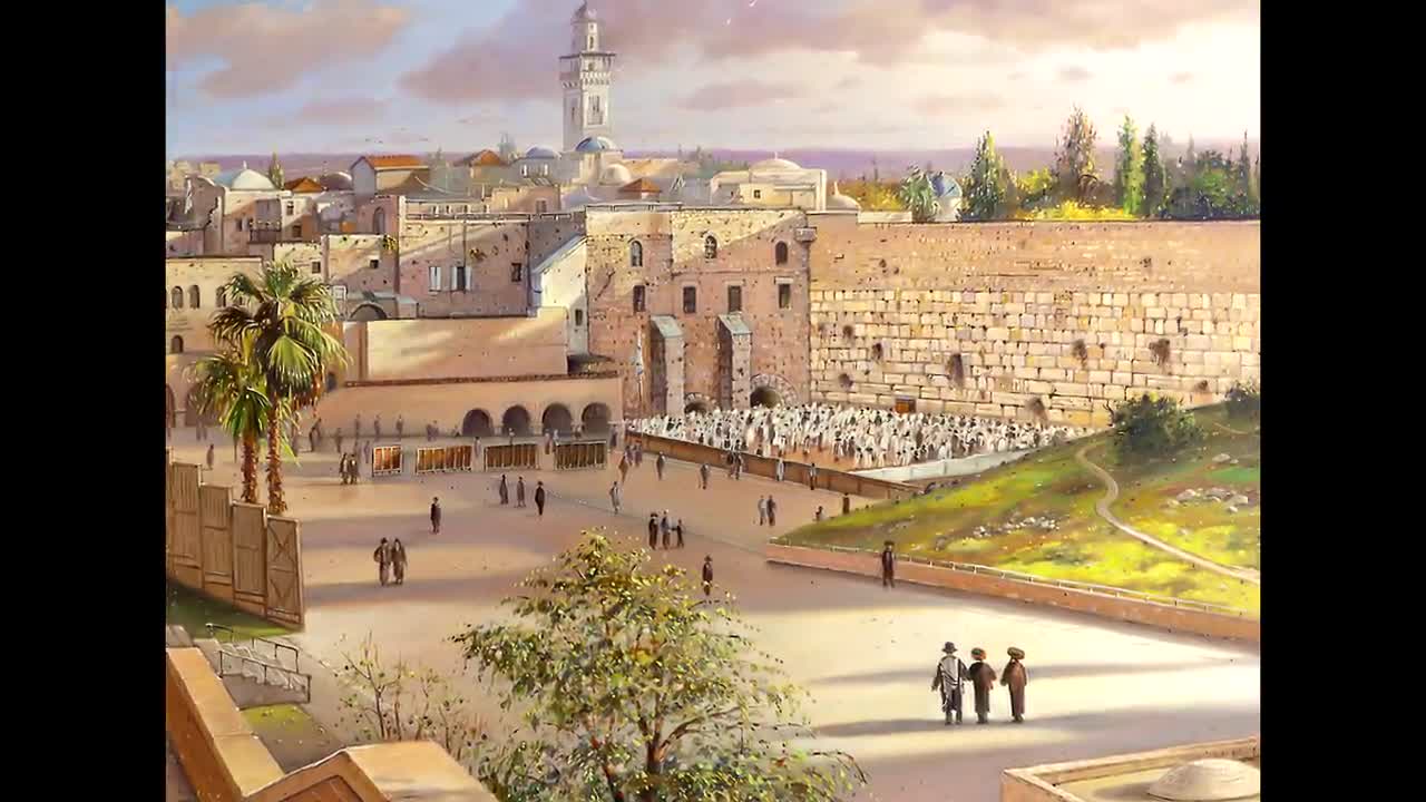 On The Way To The Kotel In Jerusalem Painting That Comes In Etsy Hong Kong