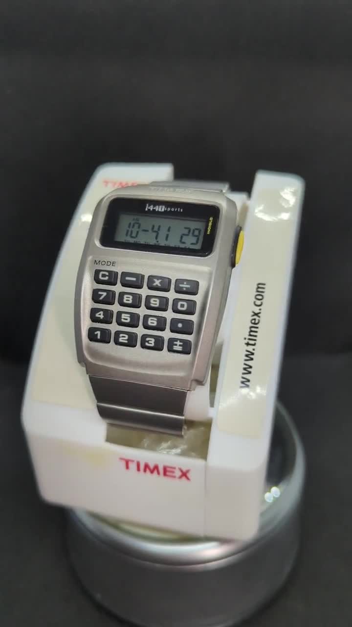 Retro Early 2000s Timex 1440 Sports Digital Calculator Watch - Etsy