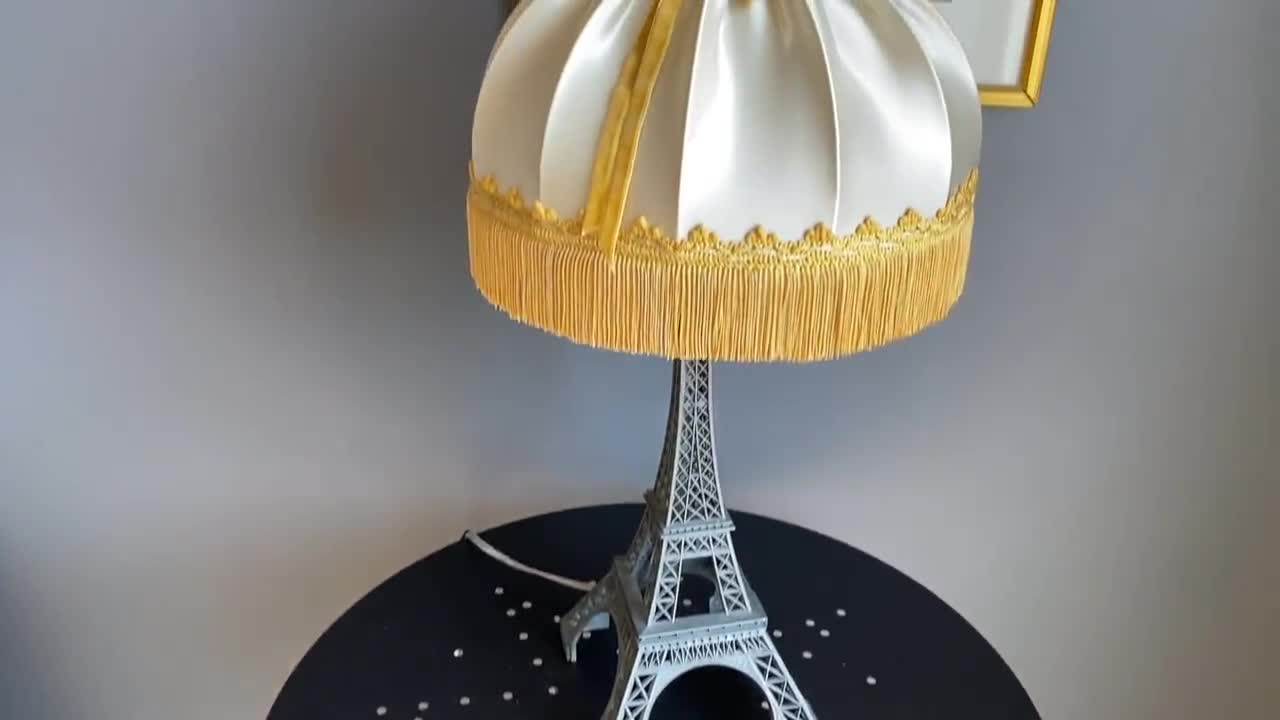 silk road designs eiffel tower lamp