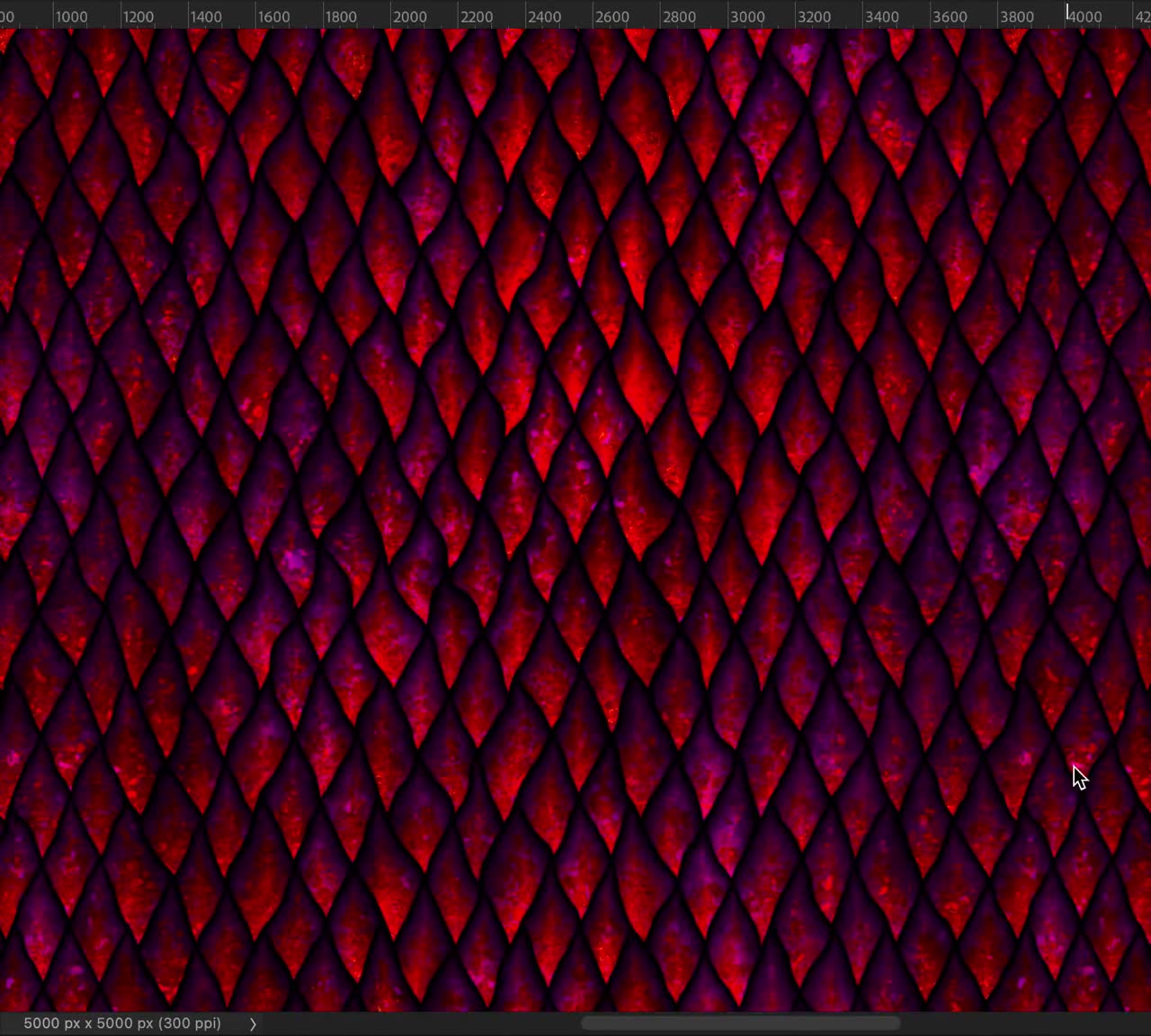 Pink Red Dragon Scales Seamless Digital Paper Background - Etsy