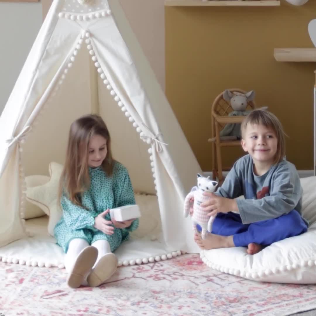 Schotel Reinig de vloer maaien MINICAMP Kids Tent Indoor Extra Stable Play Tent Teepee - Etsy