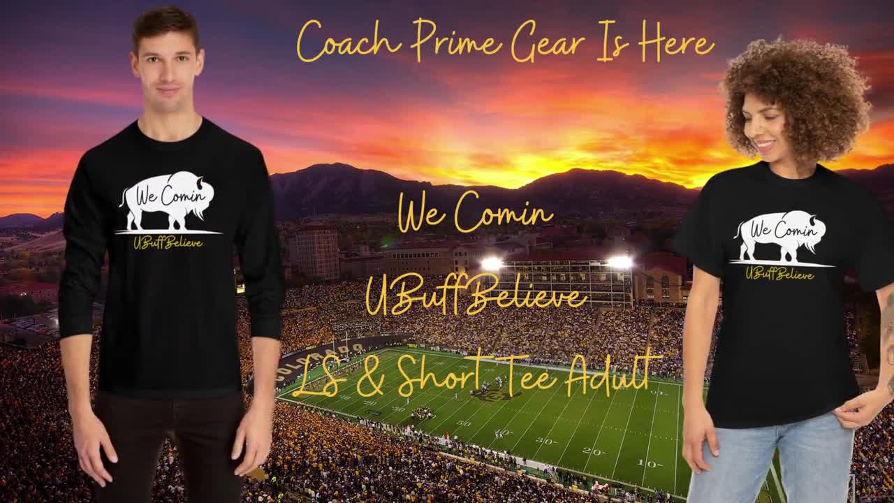 We Comin' Coach Prime Coach Sanders Colorado Football - Etsy