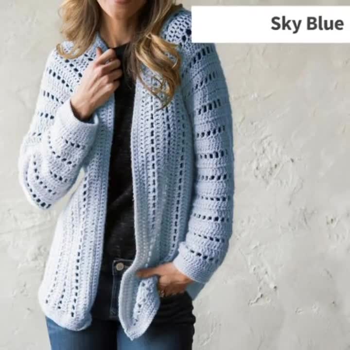 One-piece Crochet Cardigan Pattern 
