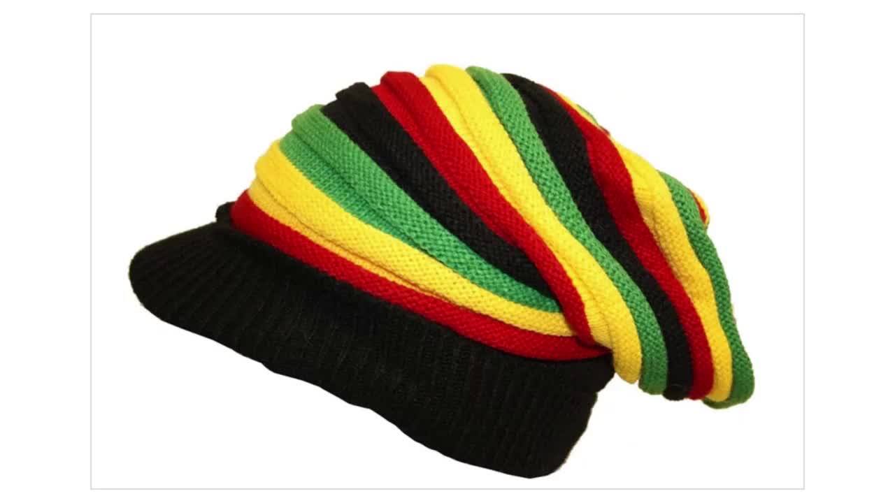 Helderheid Smash uitlokken Bob Marley Rasta Slouch Muts Hoed Reggae Baggy Met Peak Nieuw - Etsy België