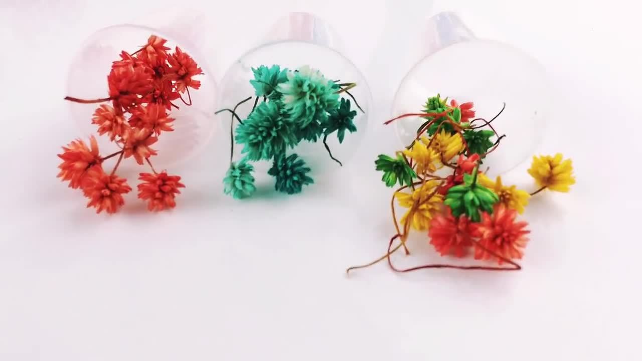 Colorful Gypsophila Fragrant Pressed Dried Flowers Drop Glue DIY Craft Scrapbook 