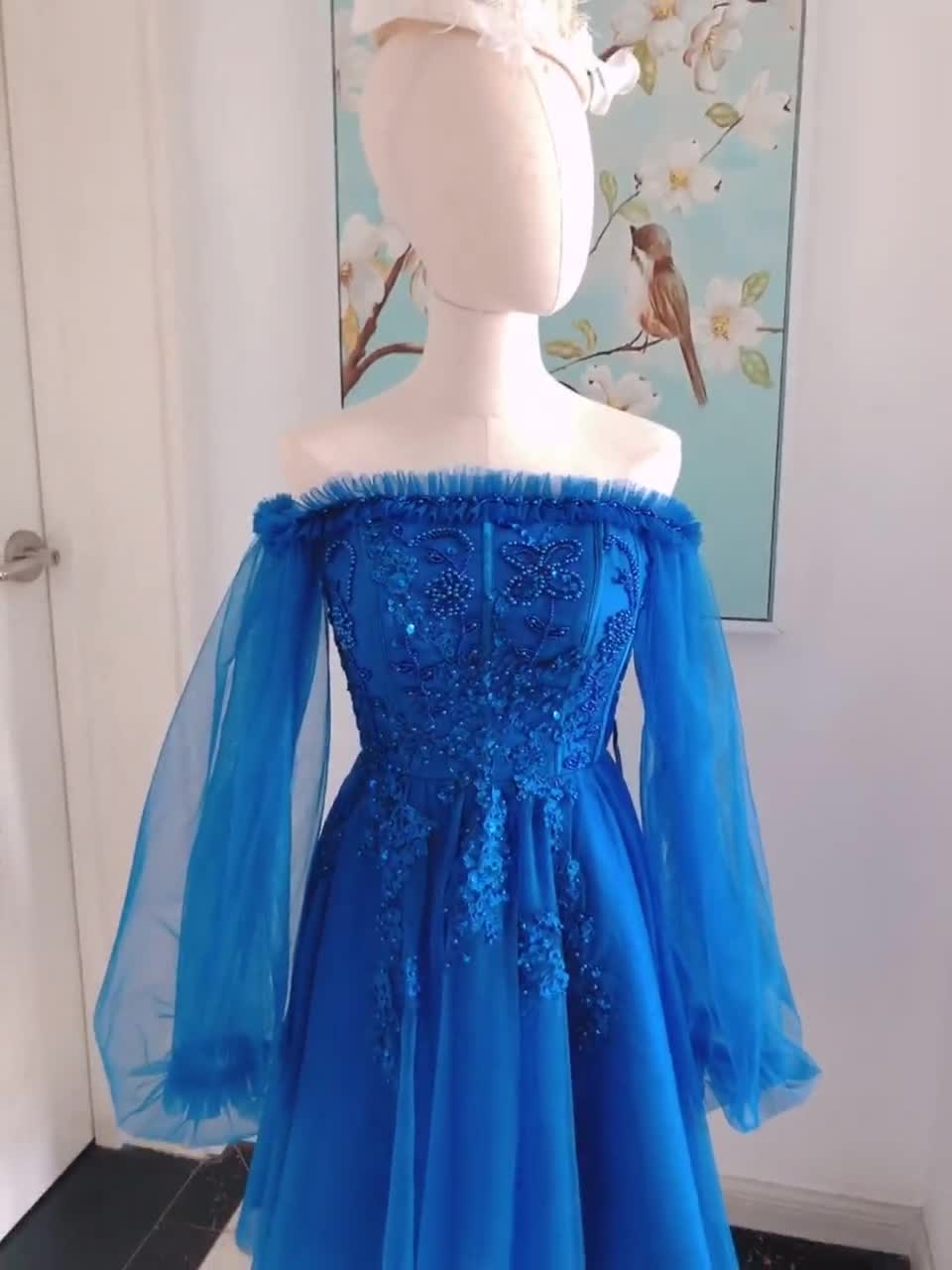 Long Sleeve Short Prom Homecoming 