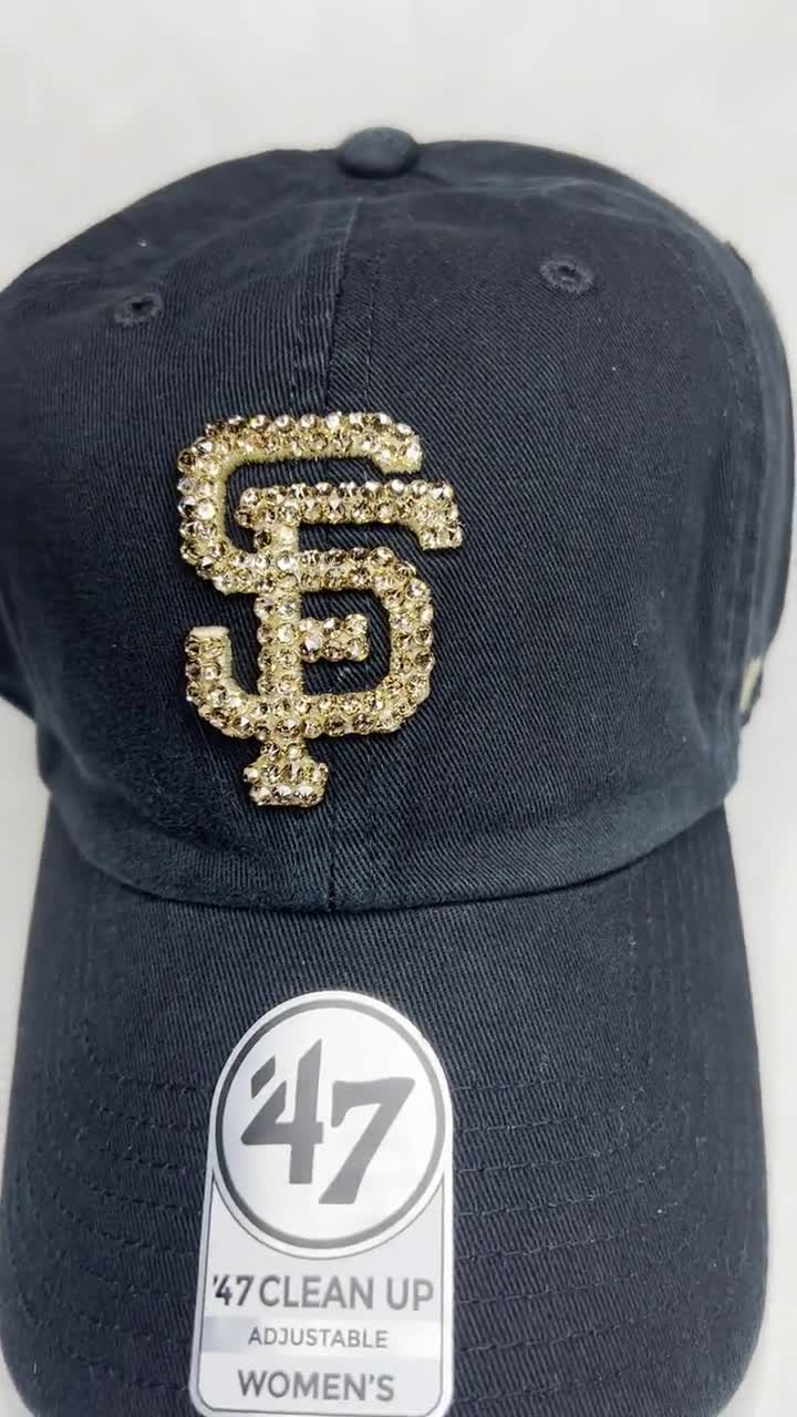Black \u0026 Rose Gold SF Giants Bling Hat 