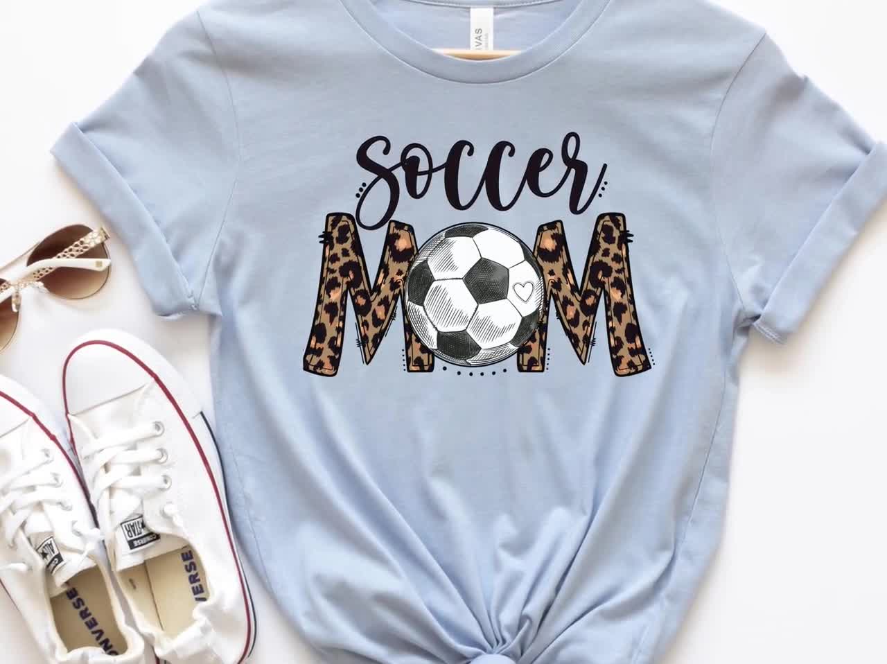 BBBCustom Retro Soccer Mom Shirt, Sport Mom Shirt, Soccer Mom T-Shirt, Soccer Shirts, Gift for Mom