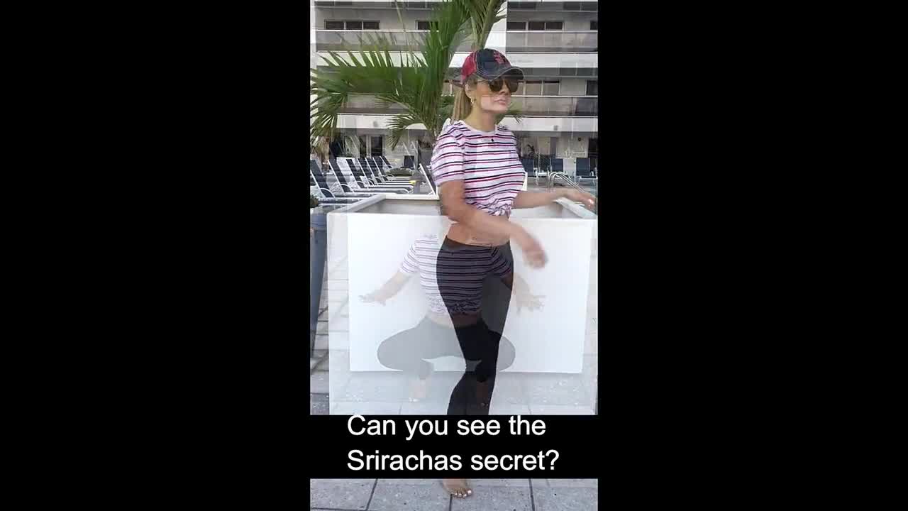 Srirachas Legging Crotchless Yoga Pants 