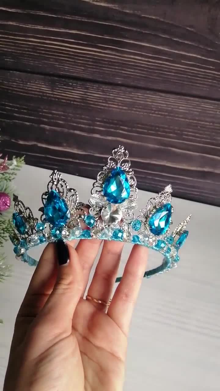 Diamante Princess Tiaras Elsa Bridesmaid Prom Tiaras Cinderella Bridal 