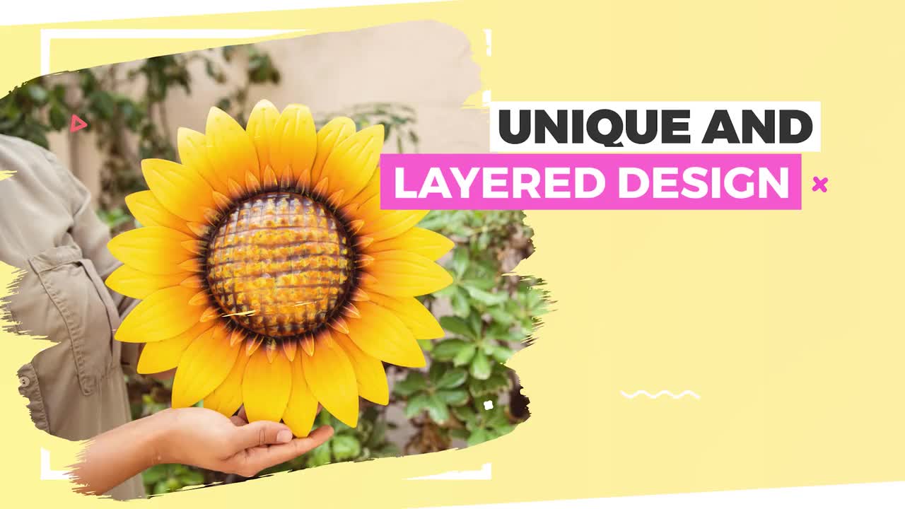 Sunflower Decor Nature Art Home and Garden Decor Details about   Sunflower Metal Wall Art 