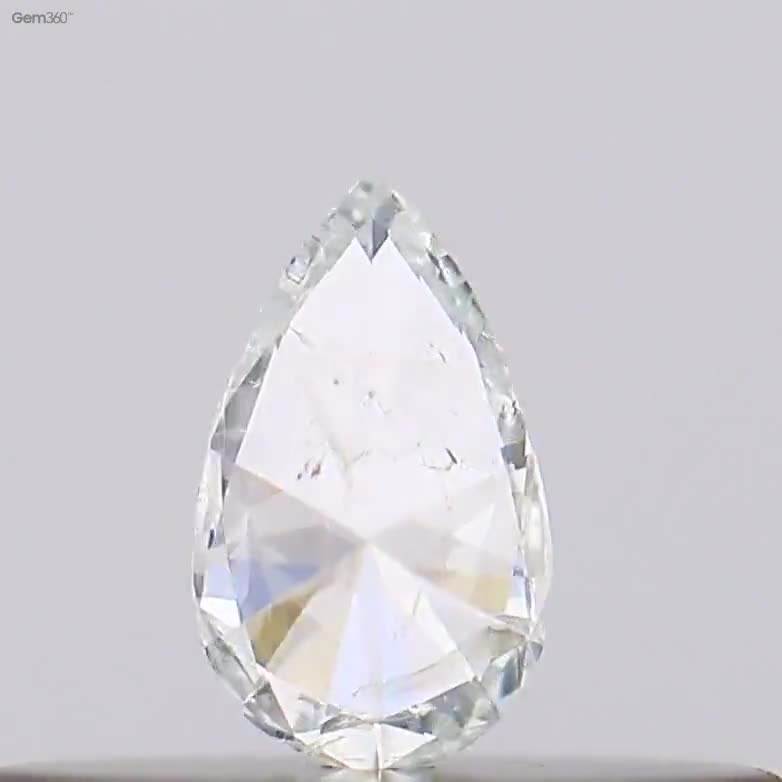 Pear Cut Diamond 0.11 CT Rings Diamond Ring Natural loose Diamond Jewelry TFS-250 Greenish Blue Color Gifts Pear Diamond