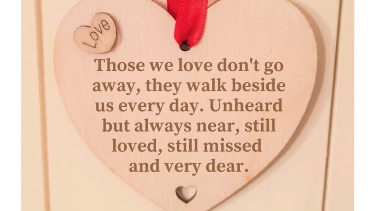 bereavement Those we love don't go away plaque in memory keepsake 