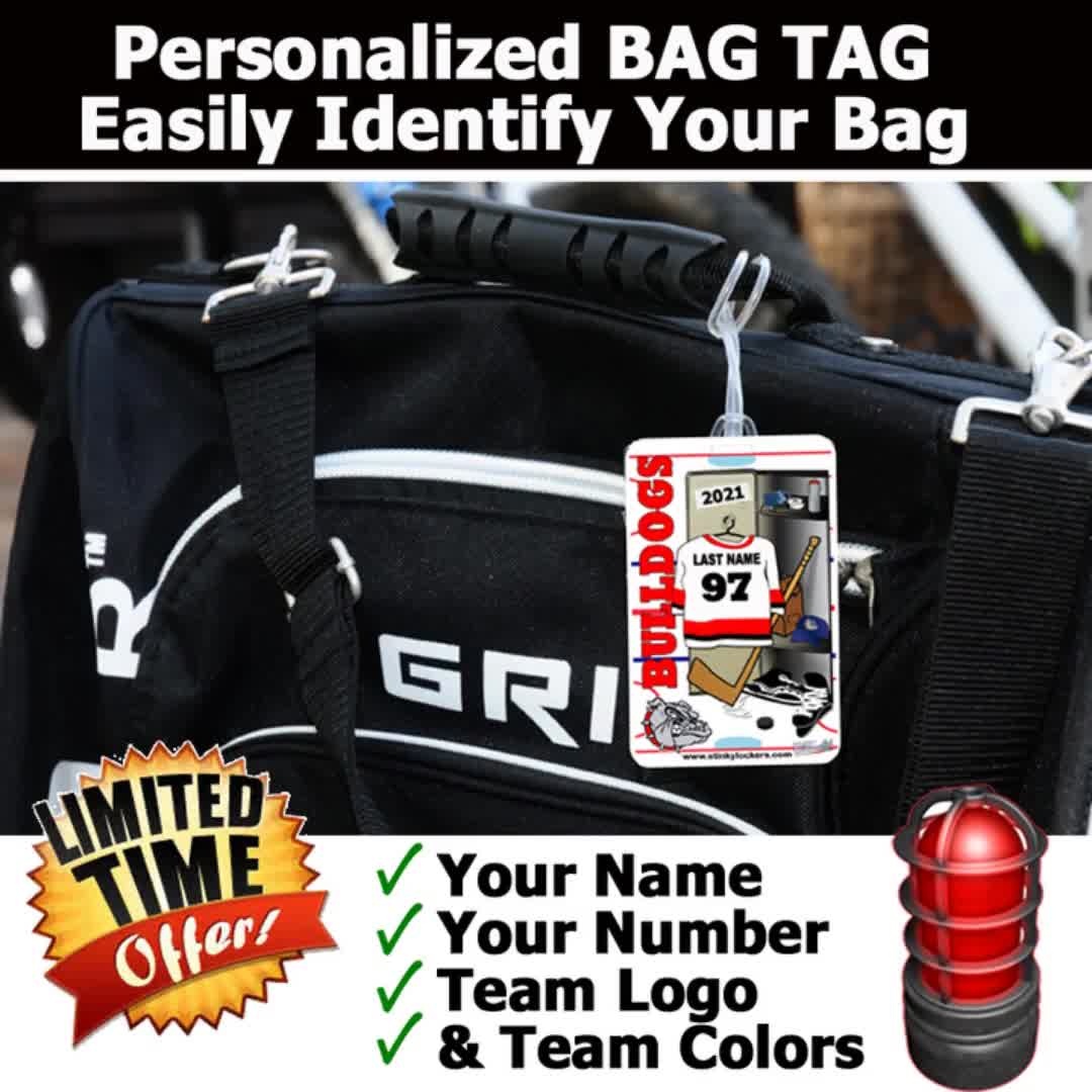 BRGiftShop Personalize Your Own Hockey Team Nashville Luggage Tag with Address Card Holder 