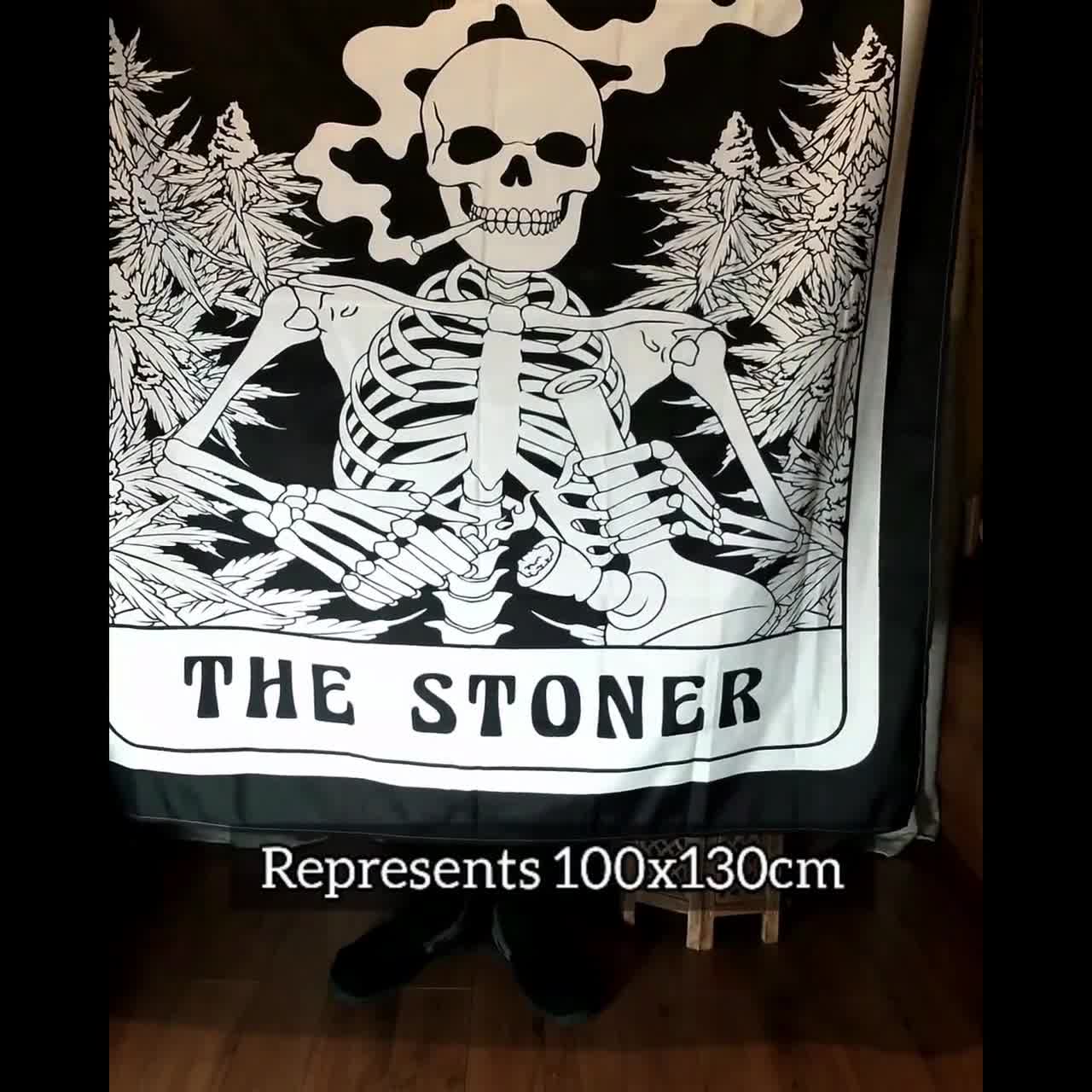 Stoner Tarot Card Tapestry Aesthetic. Tarot Tapestry. Bedroom - Etsy