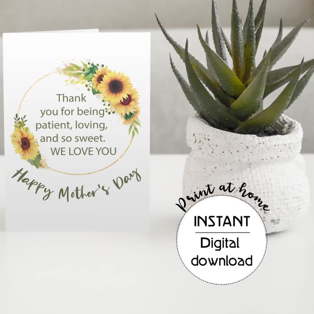 Mimi Mother's Day Printable Card Mimi Gift Grandma's - Etsy