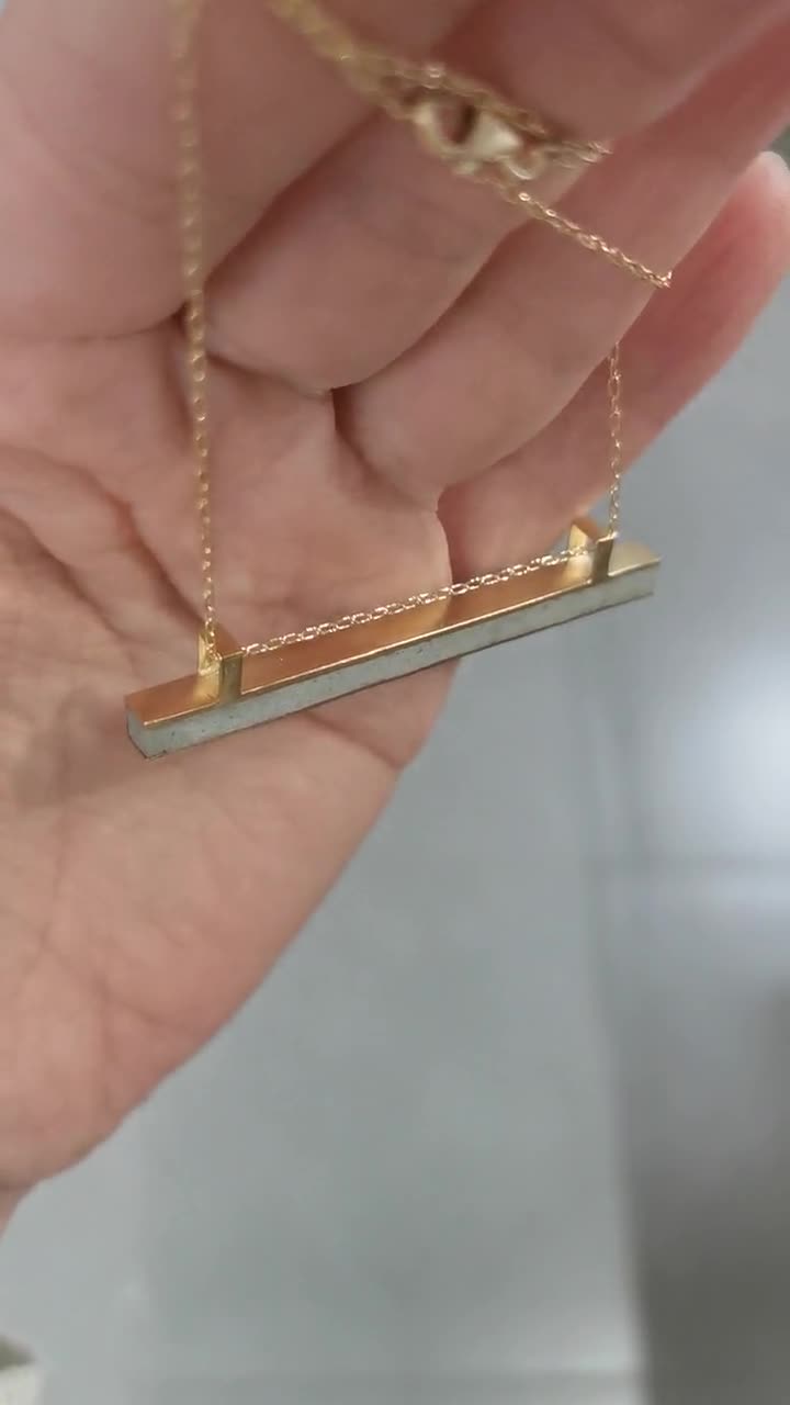 giani bernini gold bar necklace