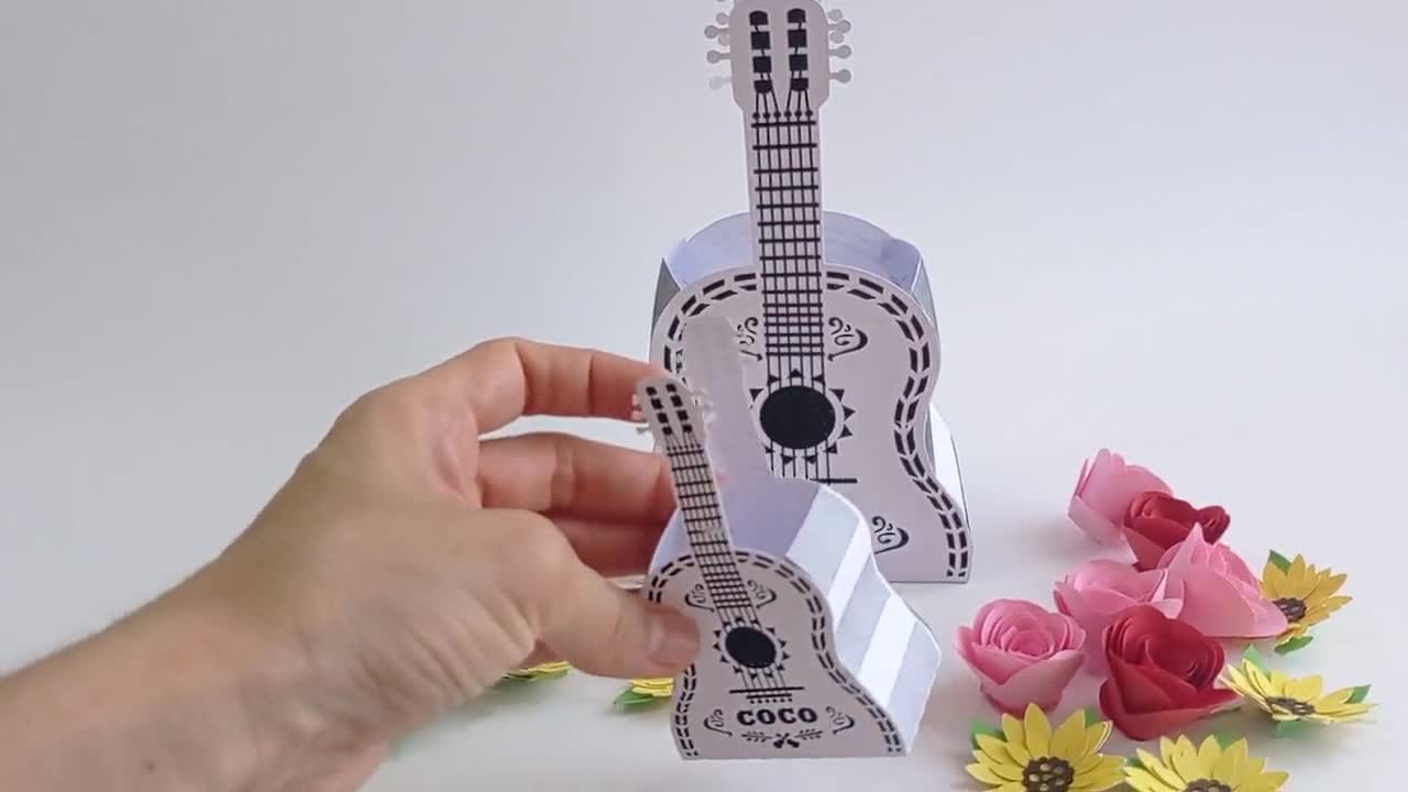 White Guitar Kids Coco Free Gift Wrapped. 